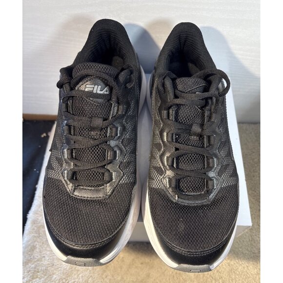 Fila Suspence Shoes Wm Size 8 Men 6.5  Black White Athletic Sneakers - Picture 5 of 12